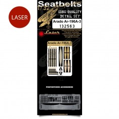 1/32 Arado Ar 196A-3 Seatbelts for Revell Models kit (Laser Cut)