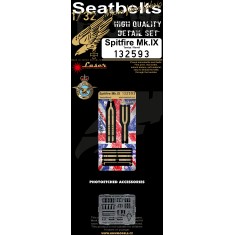 1/32 Supermarine Spitfire Mk.IX Seatbelts for Tamiya/Revell (laser-cut)