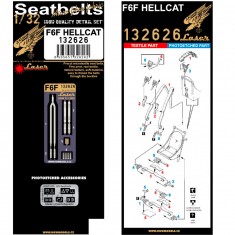 1/32 Grumman F6F Hellcat Seatbelts (Laser)