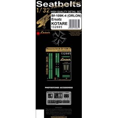 1/32 Messerschmitt BF109K-4 Textile Seatbelts for Kotare kits (laser)