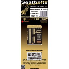1/32 Bf 109K-4 Pre-Cut (Laser) Textile Seatbelts