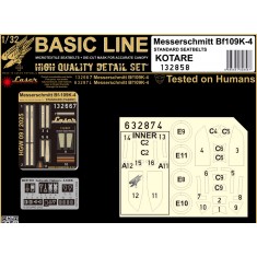 1/32 Bf109K-4 (FABRIC) Seatbelts and Masks for Kotare kits [Basic Line]