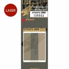 1/35 Straps 2mm Belts (Laser Cut) 