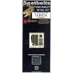 1/48 Luftwaffe Fighters Seatbelts - Early (Laser Cut)