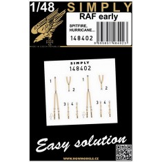 1/48 RAF Early (Spitfire, Hurricane) Seatbelts