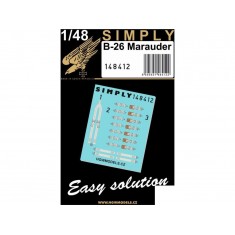 1/48 B-26 Marauder Seatbelts (Simply Edition)
