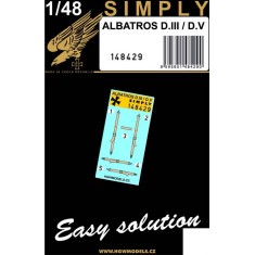 1/48 ALBATROS D.III / D.V Seatbelts Relief Print Decal