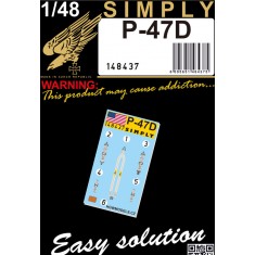 1/48 P-47D Thunderbolt Seatbelts