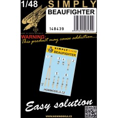 1/48 Bristol Beaufighter Seatbelts [''Simply'' Edition]