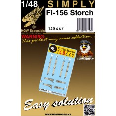 1/48 Fi-156 STORCH Seatbelts [Simply Edition]