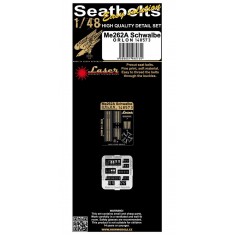 1/48 Messerschmitt Me262A Schwalbe (Orlon) Pre-cut (laser) Seatbelts
