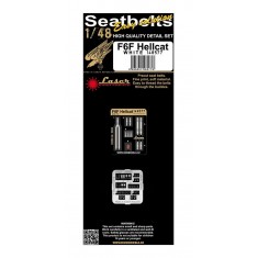 1/48 Grumman F6F Hellcat (White) Pre-cut (laser) Seatbelts