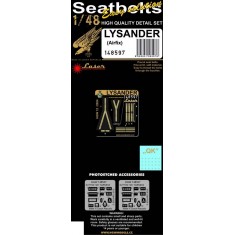 1/48 Lysander Seatbelts for Airfix kits (laser)