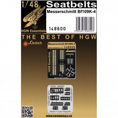 1/48 Bf 109K-4 Pre-Cut (Laser) Textile Seatbelts