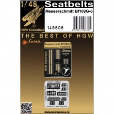 1/48 Messerschmitt Bf109G-6 Pre-Cut (Laser) Textile Seatbelts