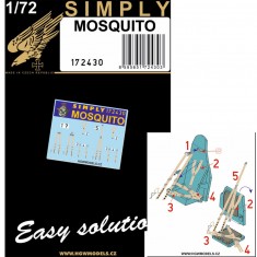 1/72 De Havilland Mosquito Seatbelts [Simply Edition]