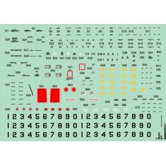 1/32 Republic P-47 Thunderbolt Stencils (water-slide decals)