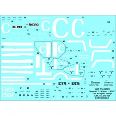 1/32 Sopwith F.1 Camel BR.1 Stencils for Wingnut Wings kits (water-slide decals)