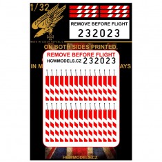 1/32 British Remove Before Flight Seat Belts (both sides printed)