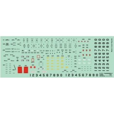 1/48 Republic P-47D Thunderbolt Stencils for Kinetic Models kit (Wet Transfers)