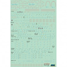 1/48 Mikoyan MiG-31 B/BS (BM/BSM) Stencils (Wet transfers)