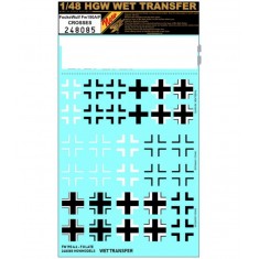 Decals for 1/48 Focke Wulf Fw 190A/F Crosses
