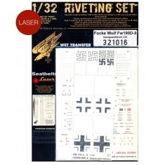 1/32 Focke-Wulf Fw 190D-9 Super Rivets Set for Hasegawa/Revell kit 