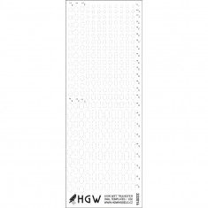 1/32 Oval Templates Positive Rivets