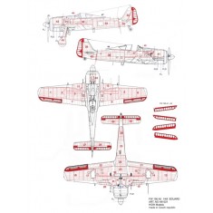 1/48 Focke-Wulf Fw 190A-5 Positive Rivets for Eduard kit (Complete Set)