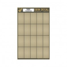 1/32 Fabric Texture Base White Decals (A4 Sheet)