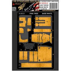1/48 Boeing B-17 Wooden Floors & Ammo Boxes #Light Wood Decals for HK Models