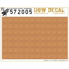 1/72 Light Wood Transparent Decals