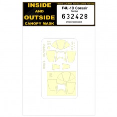 1/32 F4U-1D Corsair Canopy Paint Masks for Tamiya kits