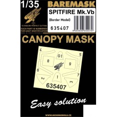 1/35 Spitfire Mk.V Canopy Masks for Border Model