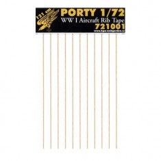 1/72 WWI Aircrafts Rib Tapes (Length:121cm)