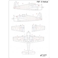 1/72 Grumman F6F-5 Hellcat Positive Rivets for Eduard kit (Complete Set)