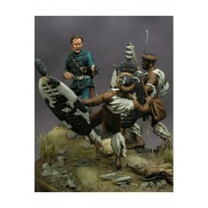 54mm Scale Last Stand of Prince Imperial (metal and resin)