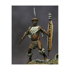 54mm Scale Zulu Warrior #1