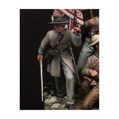 54mm Scale Confederate Officer 1863 (metal figure)