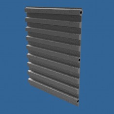 1/72 Airfield Revetment Long Wall Section