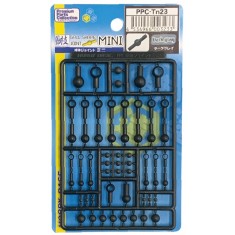 Mini Ball-Shaped Joint Set for 1/12 Figures (Dark Grey)