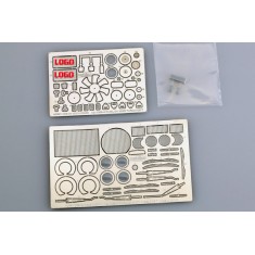 1/24 Nissan Fairlady 300ZX Turbo Detail-up set for Tamiya 24087 kit (PE+Resin parts)