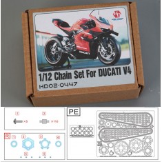 1/12 Chain Set for Tamiya Ducati V4 #14140