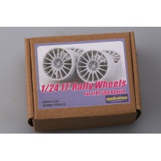 1/24 17inch Rally Wheels for Fiat 500 Abarth kit