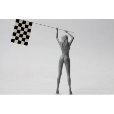 1/18 Racing Girl (B) (1x Resin Figure + Decals)