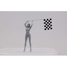 1/24 Racing Girl (B) (Resin+Decals)