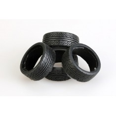 1/24 18inch Yokohama Advan Neova AD08 Tyres (4 rubber tyres)