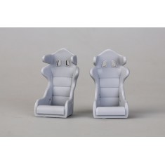 1/18 Sparco PRO-ADV Racing Seats (2pcs) (Resin+PE+Decals)