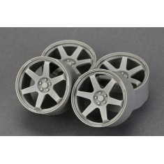 1/18 19inch TE37 Wheels Set (4 Wheel Rims)