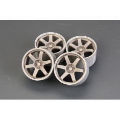 1/24 20inch Rays TE37 Wheels Set (4 Wheels)